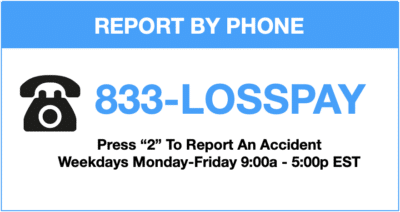 Report a Accident By Phone to LossPay